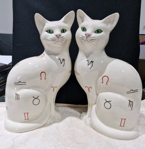Beswick zodiac cat figurines - zodiac,