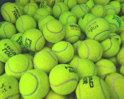 Used tennis balls - balls,