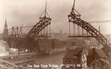 NEWCASTLE UPON TYNE. NEW TYNE BRIDGE # 35 IN MONARCH SERIES BY R.JOHNSTON & SON