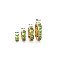 Real Green Emerald 18k Solid