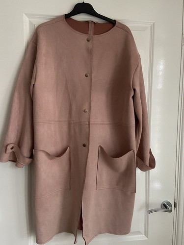 Zara faux suede coat - zara,