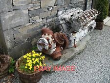 PHOTO  AIRCRAFT WRECKAGE CONISTON A RECOVERED ROLLS ROYCE MERLIN ENGINE FROM THE