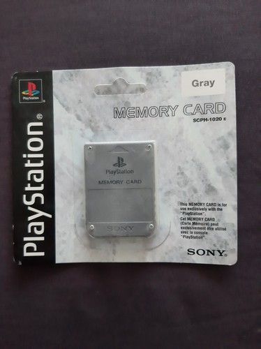 Ps1 memory card gray - card, new
