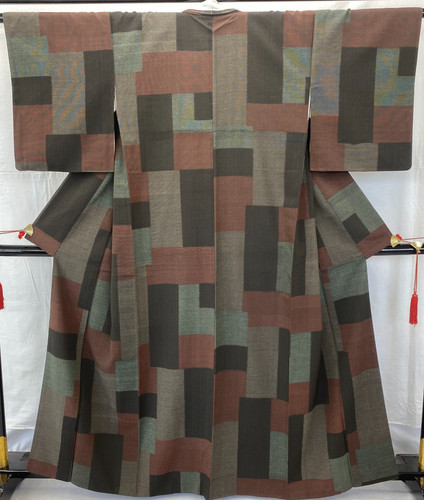 Japanese vintage kimono silk - vintage,