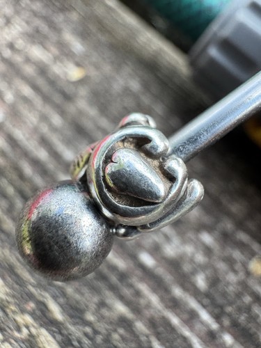 Trollbeads silver initial - silver,