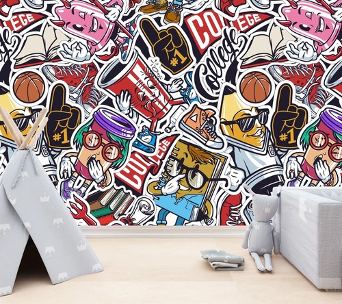 Cool graffiti doodle teenagers - cool,