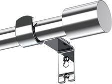 Extendable Curtain Pole by Tiemlet: Silver 28-92inch/1PCS (72-235CM), 