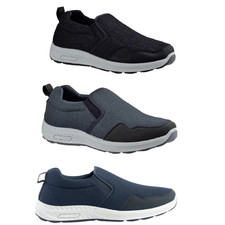 Dr Keller Mens Reqular Fit Slip On Trainer CRAIG Comfort Memory Foam Casual Shoe