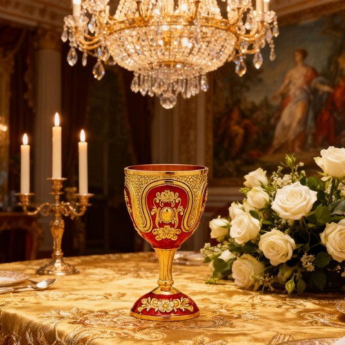 Vintage medieval goblet wine - vintage,