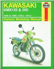 KAWASAKI KMX 125 (1986-95) & KMX 200 (1988-92) OWNERS WORKSHOP MANUAL