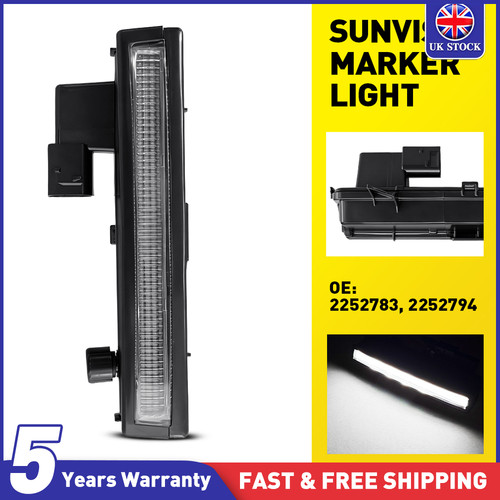 Front top white led sun - white,