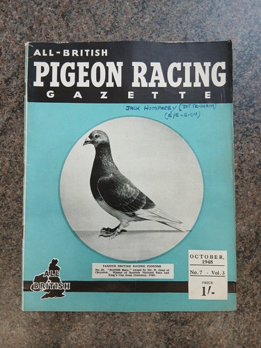 1948 all british pigeon racing - 1948,