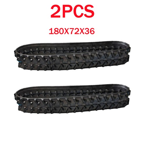 2tracks rubber track 180 x - rubber, 7"