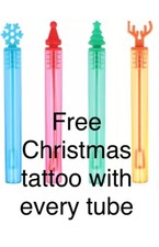 2-100 christmas bubble tubes