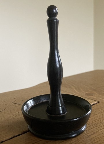 Antique vintage ebony ring - vintage,