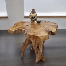 Wood Side Table Tree Slice