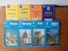 Michelin Philip International maps of Europe Great Britain France Germany Italy 