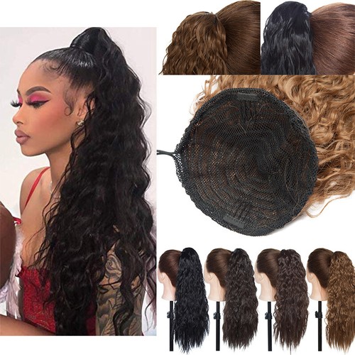 Real long clip - long, ponytail