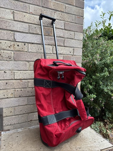 Kipling red duffel - red, wheeled