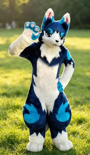 Long fur husky dog fox - fur,
