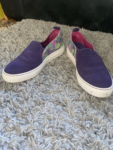 Moshulu purple suede floral - moshulu,