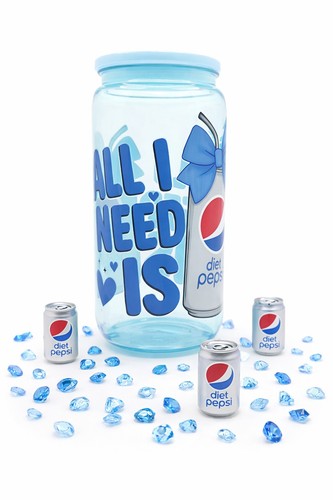 Diet pepsi inspired 16oz - diet,