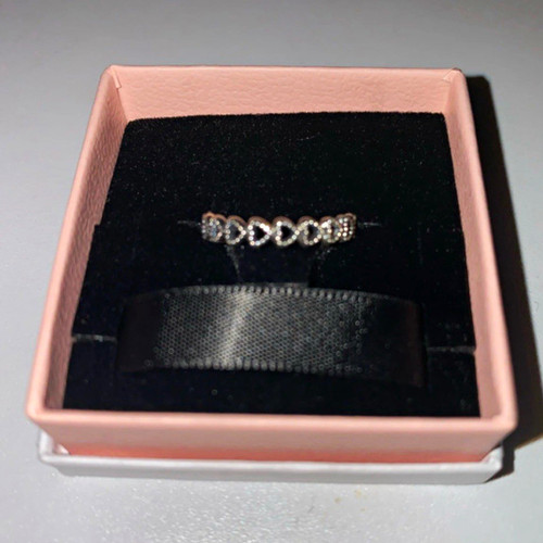 Pandora heart band ring size - band,