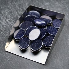 Blue Goldstone Cabochons