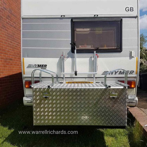 Rear mount storage - rear, caravan