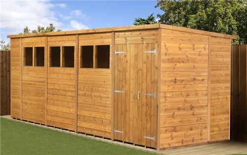 Empire pent garden shed - garden,
