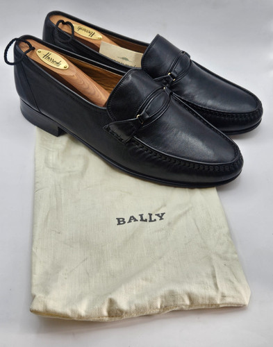 Mens bally loafers shoes black - bally,