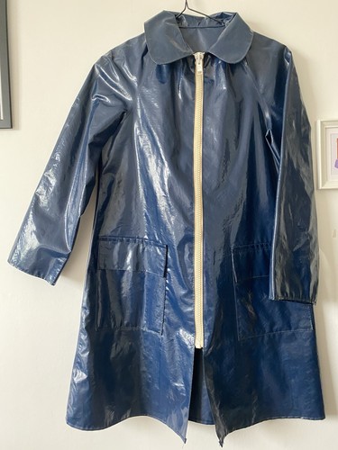 1960s pvc mac - pvc,
