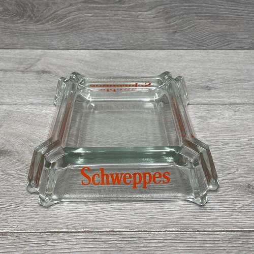 Vintage large glass schweppes - large,