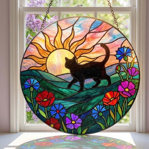 Tulip stained glass - stained,
