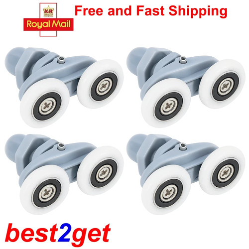 4pcs shower door rollers - door,