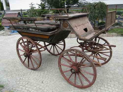Vintage carriage horse - vintage,