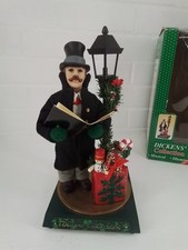 Christmas Decoration,  Dickens Collection Victorian Man, Light Up Lamp, Plays A
