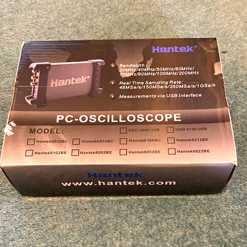 Hantek 6022be based - 6022be, pc-based
