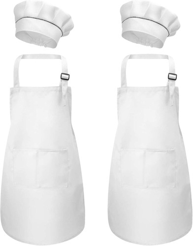 Pcs white kids apron - pcs,