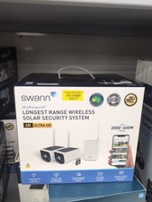 Swann MaxRanger4K Long Range Cameras and 64GB NVR Security System