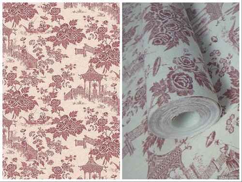 Red pagoda wallpaper - red,