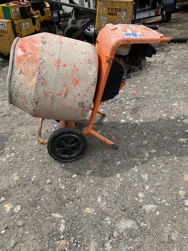 Petrol cement mixer - cement,