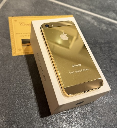 24ct gold plated iphone - gold, 5s