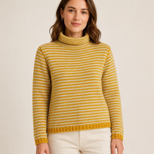 Babaa striped turtleneck - babaa,