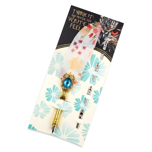 Quill writing pen - feather, dip
