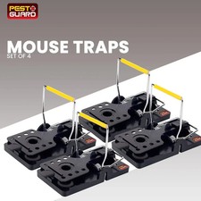 Large 4Pack Rat Traps That Kill Instantly Big Mouse Traps Catcher Rat Killer