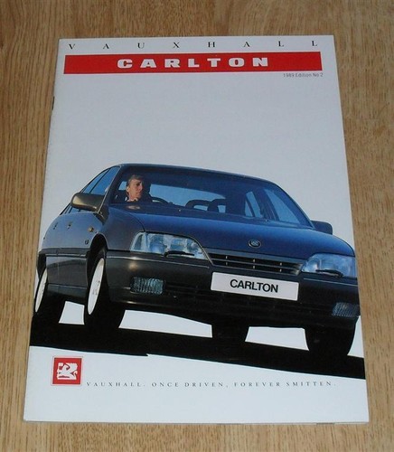 Vauxhall carlton brochure 1989 - vauxhall,