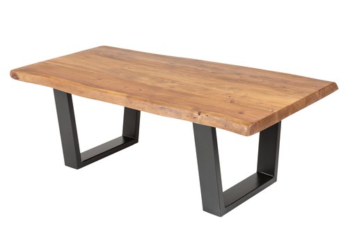Coffee table 110cm wooden - coffee,