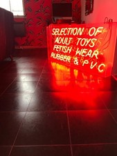 Original vintage neon light