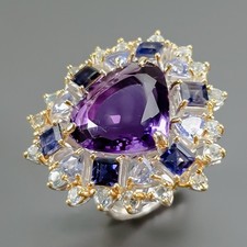 Vintage ring 18 ct Natural